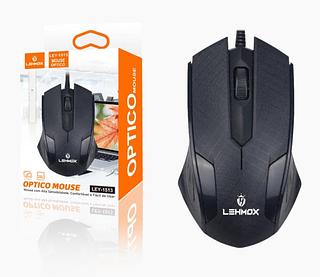 mouse com fio lehmox