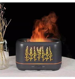Difusor Ultrassônico Aromatizador Umidificador Lareira Wood 200ml—BMAX