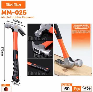 ￼Martelo Unha Profissional Com Cabo Emborrachado Cabeça 27mm Portátil