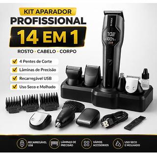 Máquina De Cortar Cabelo 14Em 1 Pode Usar 210minutos—BMAX