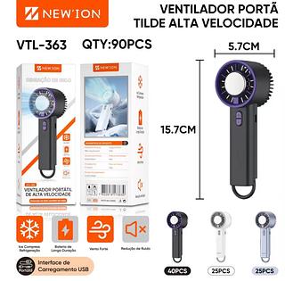 ￼Mini Ventilador Portátil De Mão Recarregável Climatizador Turbo