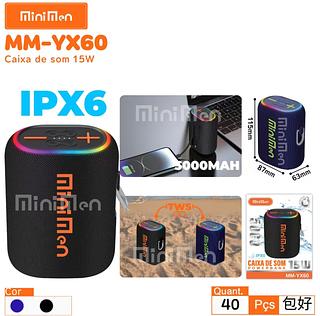 Caixa De Som rádio Bluetooth Tws Potente 25h Bateria Portátil 5000mAh Potente a prova d' água IPX6-envio rápido （Tem um vídeo por trás disso）