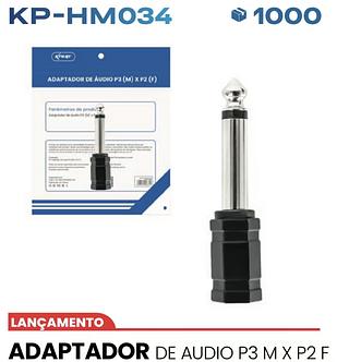 Adaptador P10 Mono Para P2 Mono