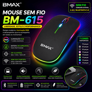 NOVO MOUSE CARRECAVEL SEMFIO BMAX