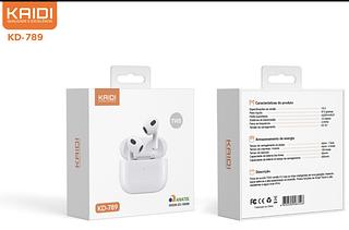 Fone Bluetooth Kaidi Sem fio Tws KD-789