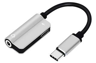 Adaptador Type-c Para P2 Fone + Alimentação Knup