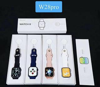 Smartwatch W28pro Série 8 Lançamento 2023 Faz Recebe Ligação