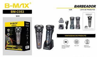 Novo Barbeador Elétrico com Display Digital Portátil Lavável para Todo o Corpo Aparador de Barba Porta de Carregamento T