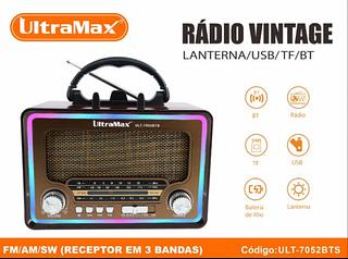 ￼Radio Retro bluetooth ,entrada usb,microsd，rgb