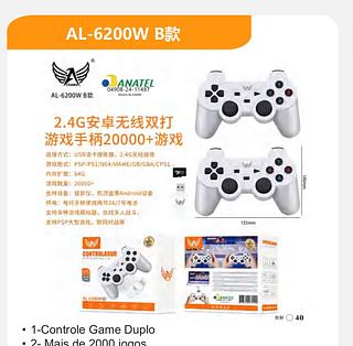 Y6 Game Stick Vídeo Game Retro Game 2 Controles Sem Fio 20Mil Jogos