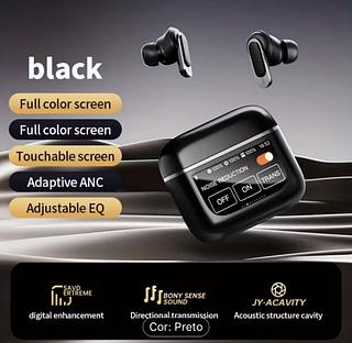 Fone de Ouvido Bluetooth Tela TouchScreen Bluetooth 5.4