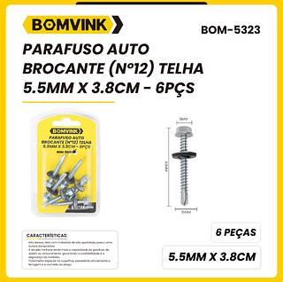 RAFUSO AUTO OCANTE (N°12) TELHA MMX 3.8CM-6PÇS