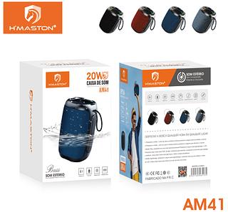 Caixa De Som Portatil 20w Com Led Som Estereo—Hmaston