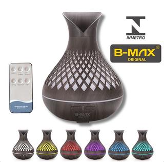 Difusor Ultrasonico Aromaterapia P/ Oleo Essencial Led 7 Cor 400ml—BMAX
