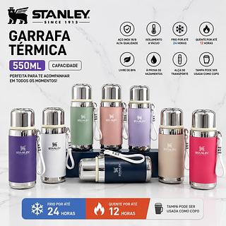 ￼Garrafa térmica água e café 550ml copo térmico especial de presente de grande capacidade de aço inoxidável 316