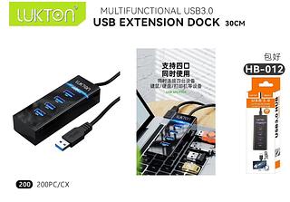 Hub Carregador Extensão Usb 3.0 4 Portas 4ports Velocidade-ka-1169