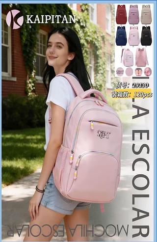 Mochila Escolar Grande Capacidade sacos ombro universal resistente conforto não puxar ombro divisões estratégicas laptop