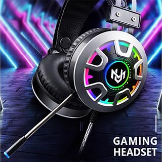 ￼Headset Fone Ouvido Gamer Pc Celular Ps4 Ps5 Xbox Mancer Twilight RGB Drivers 50mm Preto Ultramax