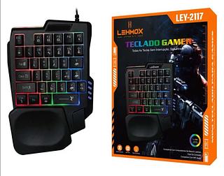 Teclado Gamer Uma Mão Rgb Led Single Handed Usb Pc