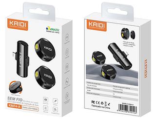 MICROFONE LAPELA SEM FIO IPHONE Kaidi