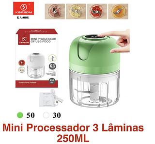 Mini Multiprocessador De Alimentos Elétrico 250ml
