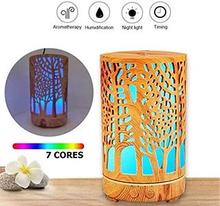 ￼Difusor Aromático Ultrassônico com Led 7 Cores B-Max BM073