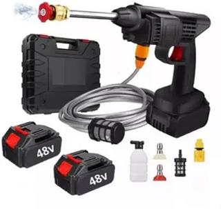 Lavadora Jato Portátil Recarregável Com 2 Baterias 48v+Maleta