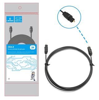 Cabo Audio Optico Digital 4.0Toslink 2Metros