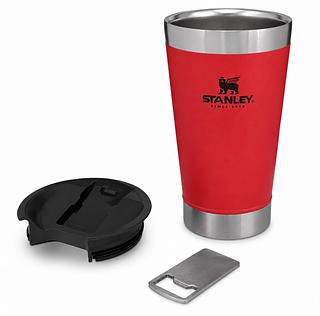Copo Térmico Stanley Com Tampa E Abridor 473ml Cor vermelho