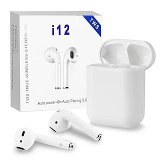 Fone I12 Tws Bluetooth V5.0 Touch Ios Android Com Nfe—Altomex
