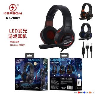 Fone de Ouvido LED com fio Gamer USB Hyper