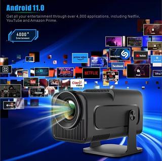 Magcubic Mini Projetor Portátil 4K Android 11 Recentemente Nativo 720P Lançamento
