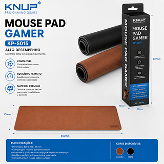 MousePad Grande Caramelo Desk Pad Couro Gamer Office（800x300x1.8mm）