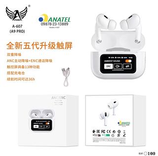 Touch Screen ANC Fones De Ouvido Sem Fio TWS Ruído Cancelando O Fone Bluetooth 5.3 Suporte APP Longa Duração Da B