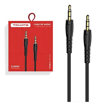 Cabo de Áudio P2 3.5mm Tomate MCB-037 1m Preto