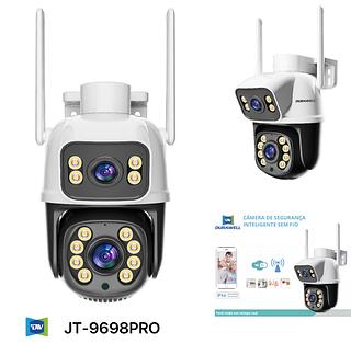 ￼Câmera Externa WiFi HD 2 Lentes Prova D’água Zoom Digital Detecção de Movimento Durawell JT-9698PRO