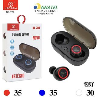 Fone De Ouvido Com Mic Sem Fio Kapbom Bluetooth 5.0 Tws originao muito alto