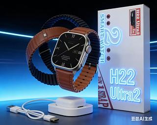 H22 Ultra2 Relógio Inteligente 2026+Com 2 pulseiras