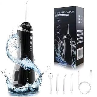 Irrigador Oral Water Flosser Odontopik Waterpik Portátil Sem Fio Bivolt Automático com 04 Bicos.