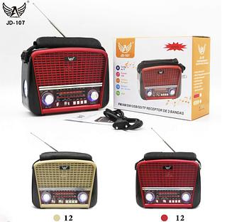 Radio Am/fm/sw Entrada Usb BLUETOOTH —jd-107