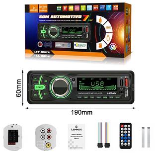 Rádio Mp3 Bluetooth 2usb Lehmox