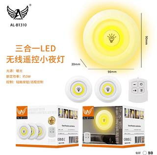 Kit Luminária Led Com Controle Remoto Olho Boi Sem Fio Spot—lk-3100