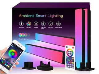 ￼barra de luz inteligente torre rgb led controlador wifi NTD-071