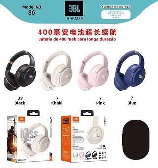 Fone de ouvido on-ear sem fio bluetooth JBL Tune