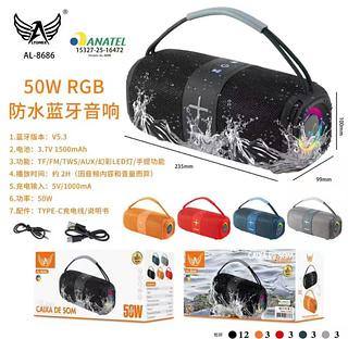 Caixa De Som Potente Bateria De Longa Duracao Bluetooth 5.0 prava agua