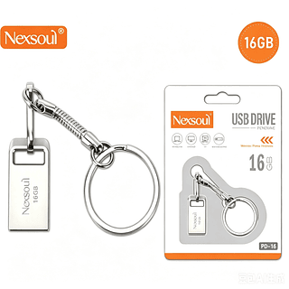 NOVA Mini Pendrive original Chaveiro Metal Usb 16G