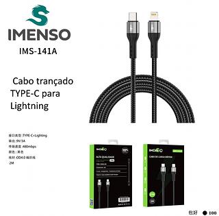 ￼Cabo Usb-c/Lightning iPhone 6/7/8/X/11/12/13/14 2m Imenso Original Nylon Trançado-ORIGINAL