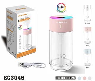 Umidificador E Aromatizador Led Multicolorido E Temporizador