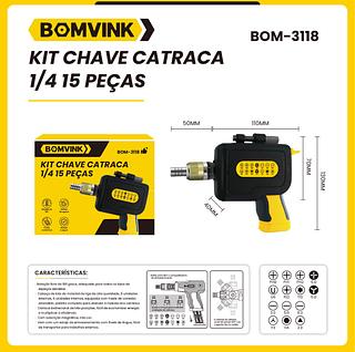Conjunto De Chave De Fenda Múltipla 16 Em 1 , Pistola Elétrica De Vários Ângulos Com Broca Magnética , Manual De Catraca