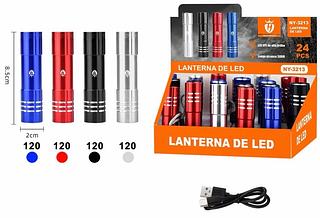Lanterna De Led Longo Alcance 300m Carregavel Cabo Typec